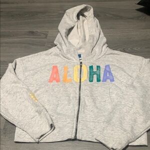 Old Navy Gray Aloha Hoodie*